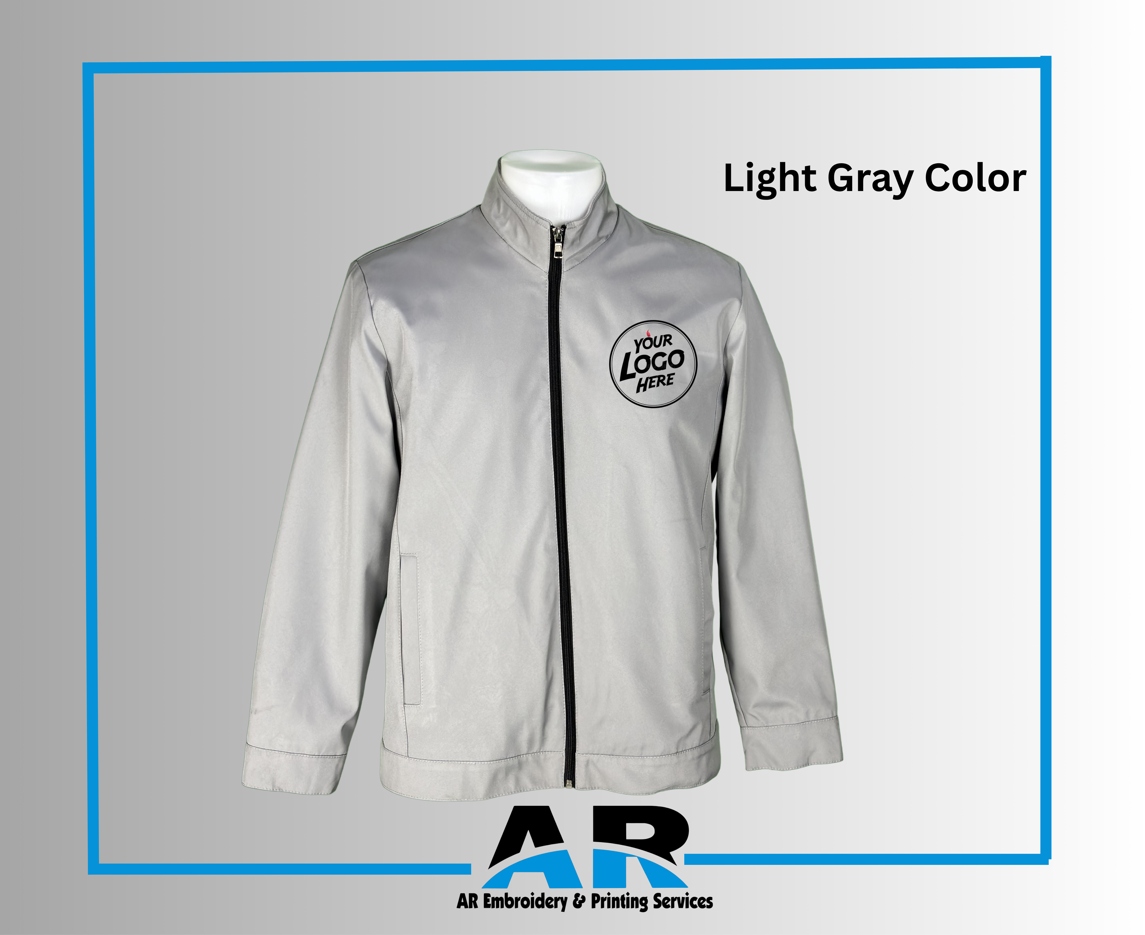 Regular Non-Reversible Corporate Jacket – Stand Collar