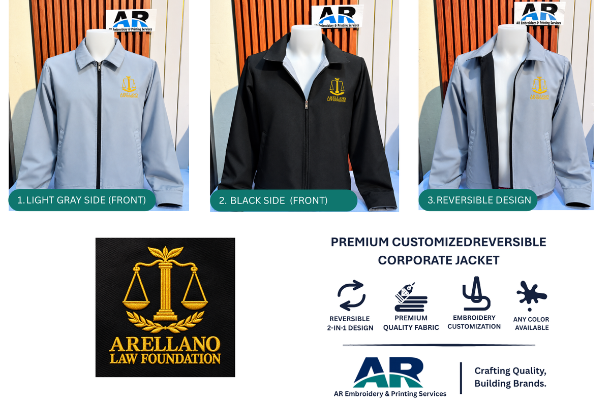 Premium Customized Reversible Corporate Jacket - Tringle Collar