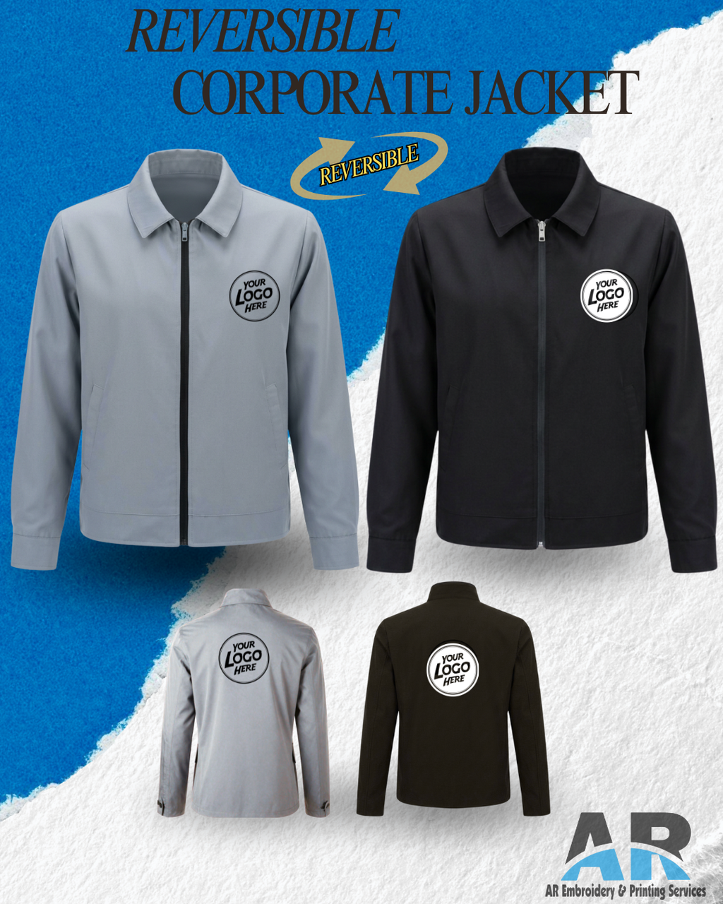 PREMIUM REVERSIBLE JACKET TRIANGLE COLLAR