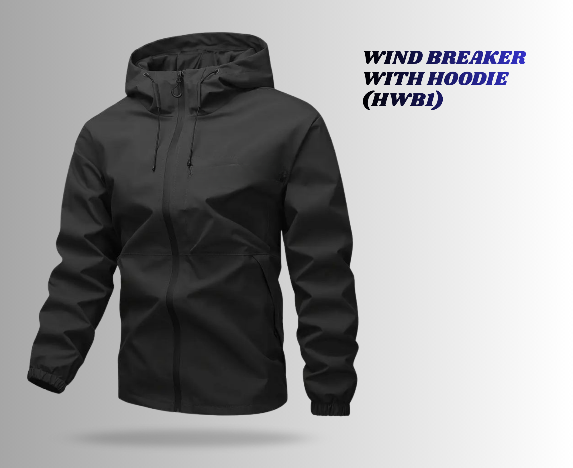 WIND BREAKER WITH HOODIE