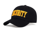 5 PANNEL SECURITY CAP w/ EMBROIDERY