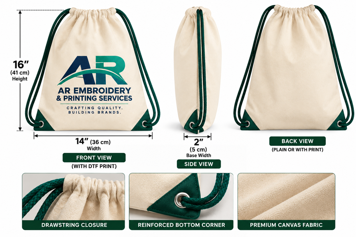 Customized Canvas String Bag