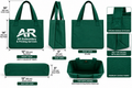 Customized Canvas Box Type Tote Bag