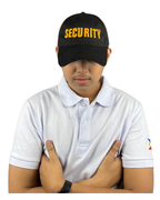 5 PANNEL SECURITY CAP w/ EMBROIDERY